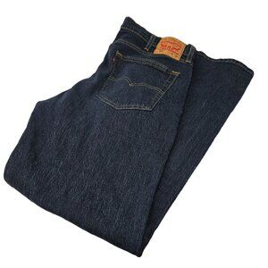 Levis 505 Denim Blue Jeans Size 38X34 Men's Straight Leg